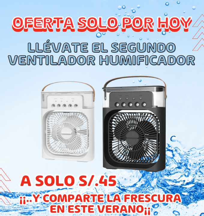 Oferta Ventilador Humificador 3 en 1