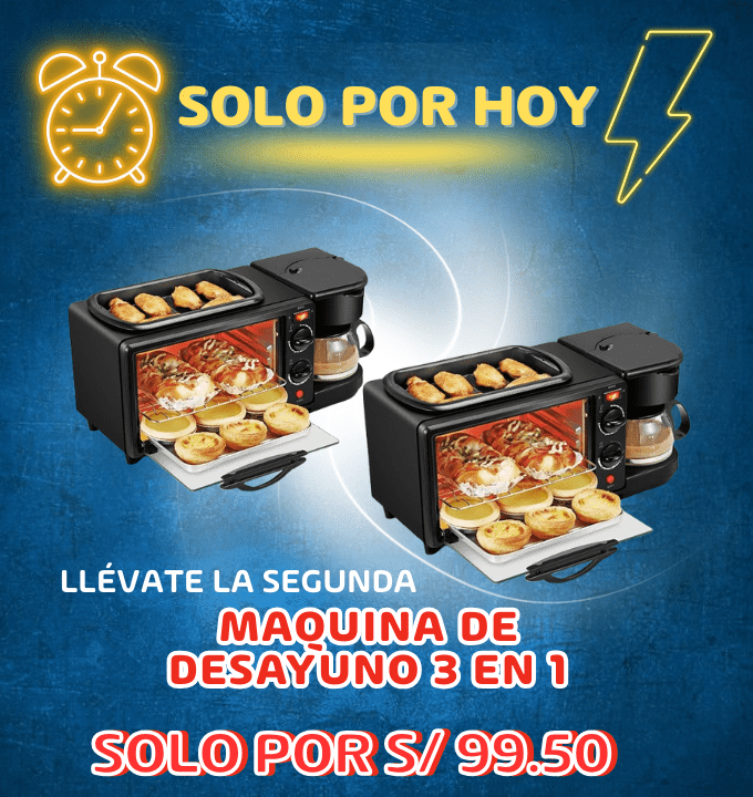 Oferta Maquina de Desayuno 3 en 1